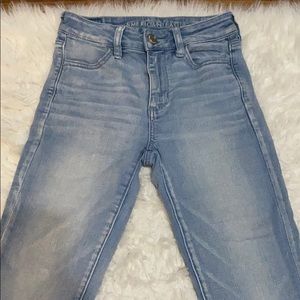 SOLD! Size 0 short American eagle jeans